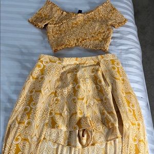 Mustard Two Piece Set